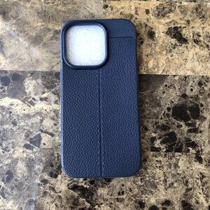 Cruzerlite Carbon Fiber iPhone 14 Pro Blue Cover Case New Open Packaging
